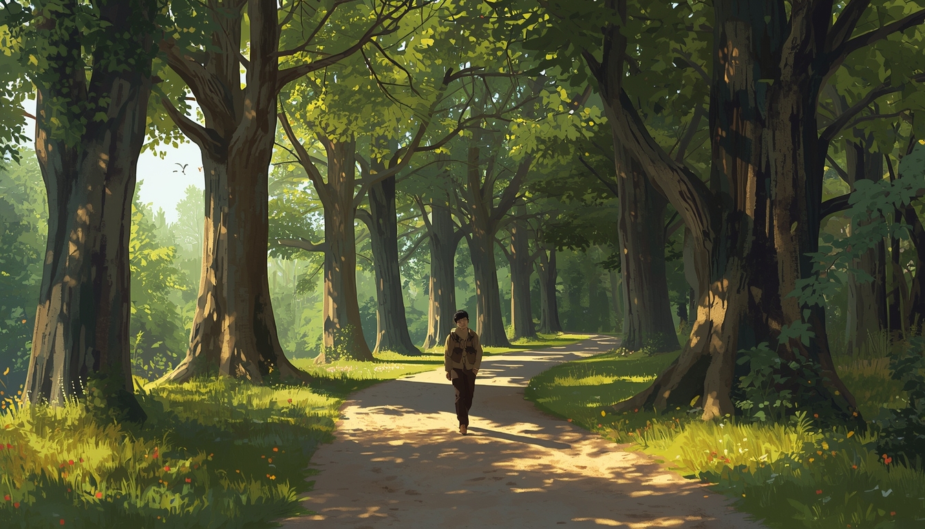 Vordalonuekhular midday walk near trees